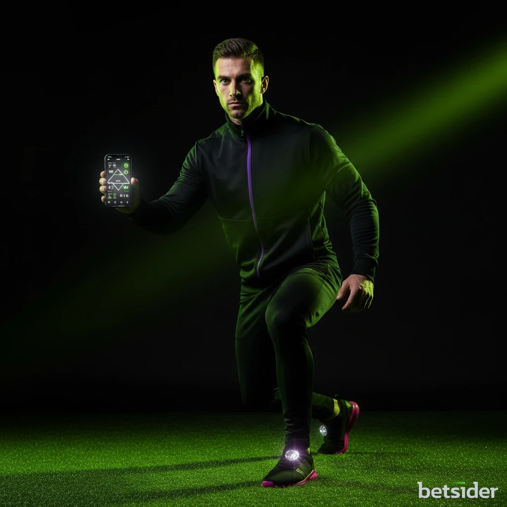 Interface de apostas desportivas na aplicação Betsider, mostrando odds de futebol.