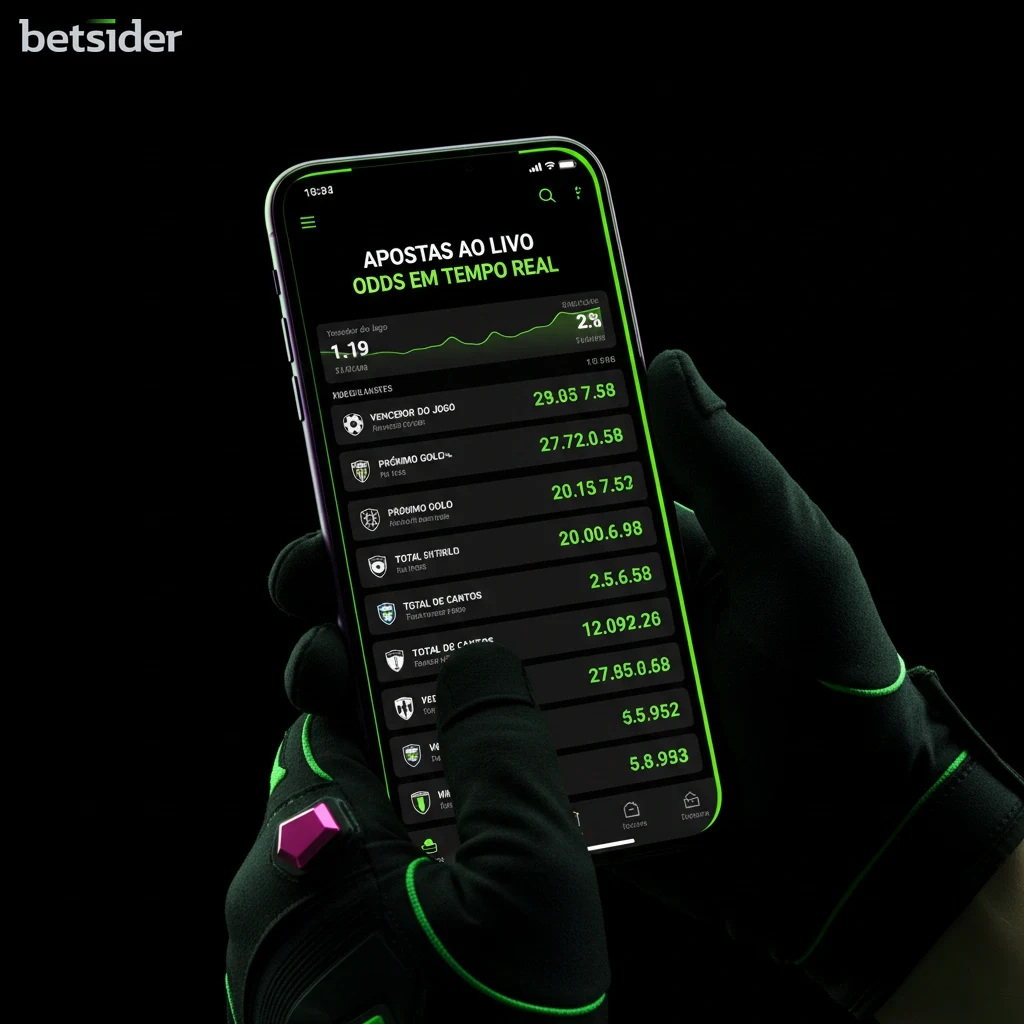 Slot machine a ser jogada na Betsider app, com os controlos de aposta e spin visíveis.
