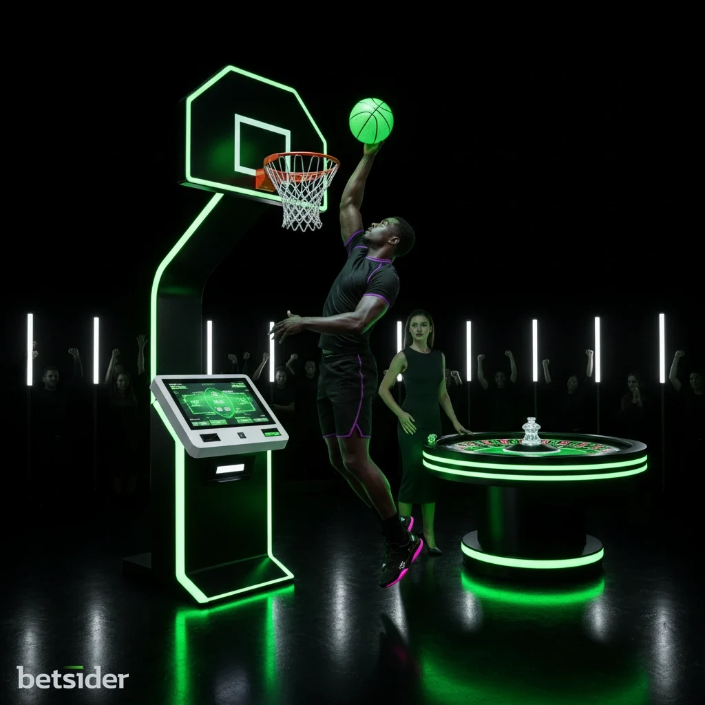 Casino ao vivo Betsider a jogar no telemóvel.