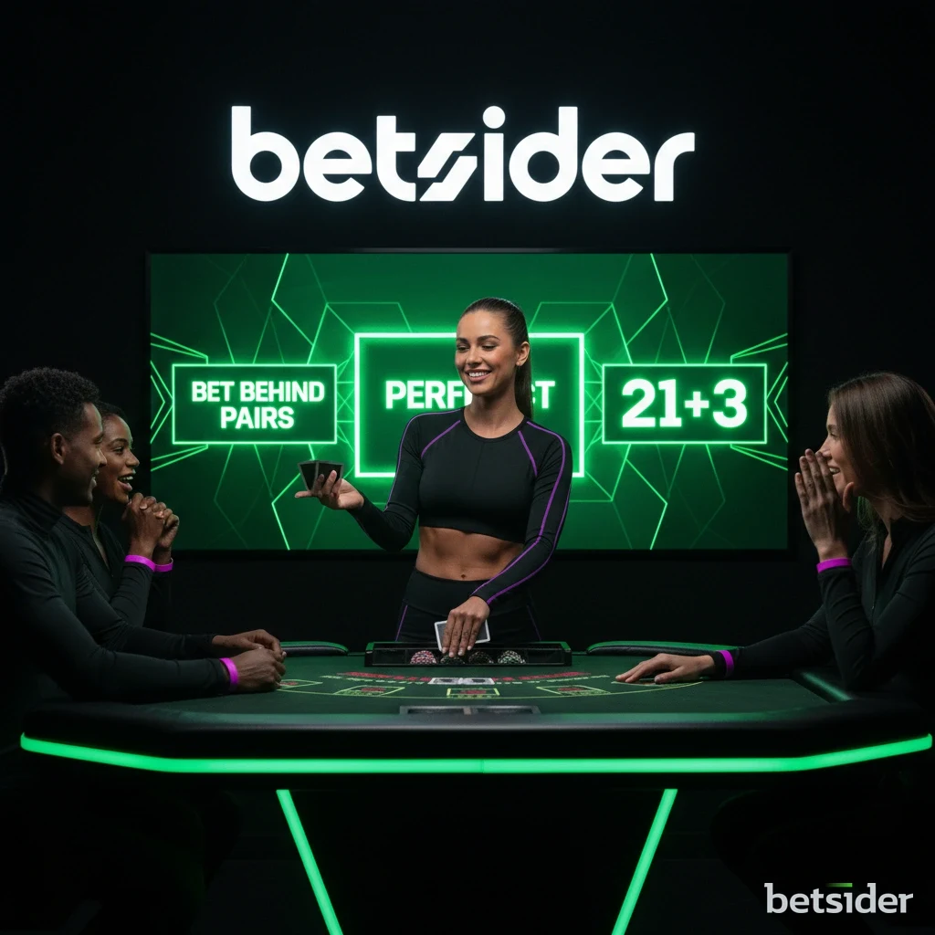 Uma mesa de Bacará ao vivo num estúdio luxuoso, com o dealer a preparar-se para revelar as cartas.
