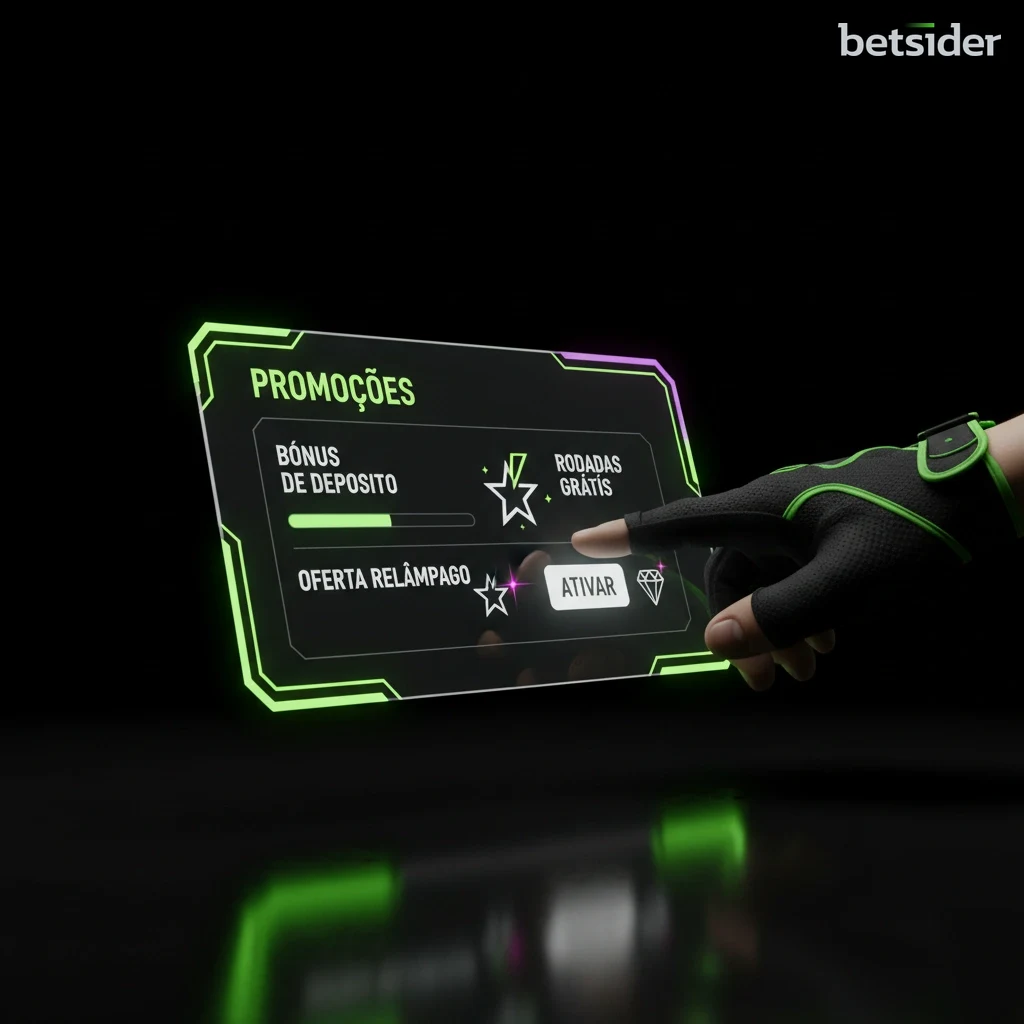 Captura de ecrã da secção de bónus em Betsider, mostrando as ofertas ativas.